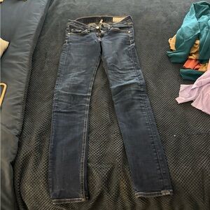 Rag & Bone Blue Capri  Cropped Jeans